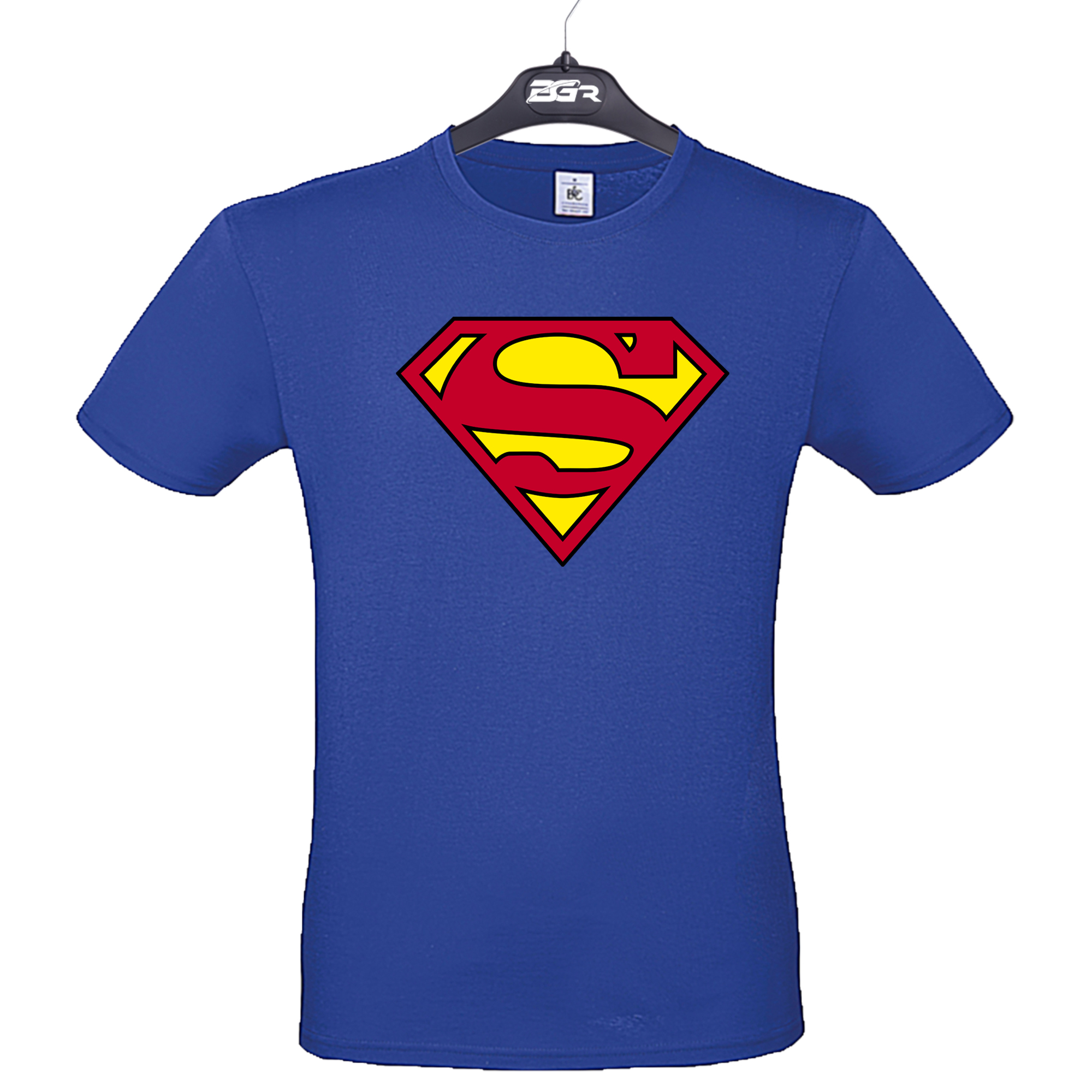 superman póló kék