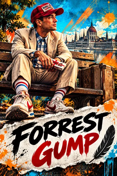 Forrest Gump Budapesti Padon_log